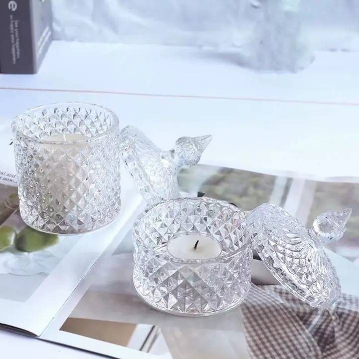 VaraGaan faceted glass vessel, size S