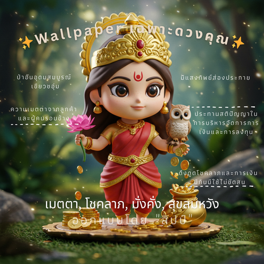 💖 "Wallpaper เฉพาะดวงคุณ" - วิเคราะห์ครบ + ออกแบบพิเศษ (฿599)